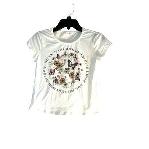 Beauties Girls Graphic T-Shirt White/Multi Size M